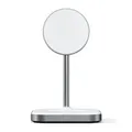 Satechi Magnetic 2-in-1 Wireless Charging Stand Space Gray