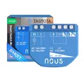 NOUS WiFi Smart Switch Modul Mit Tasmota, AC 16A/DC 10A, ESP32, Temp Sensor, Matter & MQTT Unterstützung, 1 Kanal, Trockenkontakte, Kompatibel Mit Alexa, Home Assistant, Google Home, Apple HomeKit