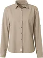 VAUDE Womens Rosemoor LS Shirt IV linen - Größe 36 Damen