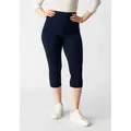 Les Lunes Leggings Luna 3/4 Leggings (Maya Leggings) Bambusviskose, 3/4 Länge, elastischer hoher Bund, bequeme Passform blau L