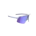 BBB Cycling Fahrradbrille Hochkontrast Sportbrille Professionelle Fahrradsonnenbrille Herren und Damen 100% UV-Schutz Gravelbike Rennrad & MTB Valor FLUX Mattgrau BSG-81