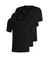 BOSS Herren Classic T-Shirts Kurzarm Shirts Pure Cotton Crew-Neck 6er Pack, Farbe:Schwarz, Artikel:-001 Black, Größe:XL