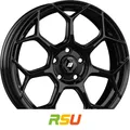 4x GMP Raceway nero corsa 7x17" ET40 LK5 108 ML 75 Alufelgen 17 Zoll