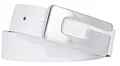 Bernd Götz Gürtel Damengürtel Ledergürtel 301425 Softleder 3cm (90, weiß (0010))
