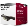 Für Renault Twingo I Typ C06 (G.D.W.) Anhängerkupplung starr neu