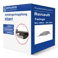 G.D.W. Anhängerkupplung starr für RENAULT Twingo I Typ C06 AHK