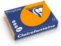 Clairefontaine Leuchtend orange A4 Farbiges Papier 160 g/m² (250 Blatt)