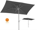 Schneider Stahl Balkon Kurbelschirm Porto 300x200cm Knicker Stock 38mm anthrazit