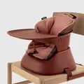 Hannie Hochstuhl The Portable High Chair Sitzerhöhung tragbar mobil universell Mahogany Red