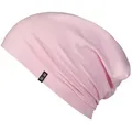 Enter the Complex Jerseymütze - Leichte Slouch Beanie - Unisex, Übergangsmütze, 95% gekämmte Baumwolle, 5% Elasthan rosa S/M