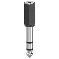 Hama Audio-Adapter 3,5-mm-Kupplung>6,3-mm-Stecker schwarz