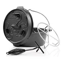 BBQ-Toro Dutch Oven Premium Serie | 4,2 Liter (DO45P), Topf ohne Füße | bereits eingebrannt - preseasoned | Verschiedene Größen | Gusseisen Kochtopf | Bräter mit Deckelheber