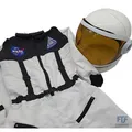 Astronaut NASA Pilot Kostüm mit beweglichem Visierhelm für Kinder, Space Kostüm
