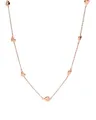 Purelei Alohi Heart Kette Damen (Roségold) – Halskette Damen aus langlebigem Edelstahl – Wasserfeste Halskette – 40-45 cm Länge verstellbar – Schmuck für deinen individuellen Look