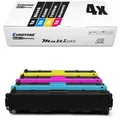 Eurotone 4 Lasertoner ersetzt HP CB540A 125A CB541A 125A CB543A 125A CB542A 125A