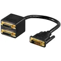 Goobay DVI - 2x DVI (0.10 m) (68740)