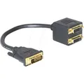 AD DVI 260 - DVI Adapter, DVI-D Stecker zu 2x DVI-D Buchse