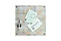 HTI-Living Memoboard Memoboard aus Glas Mosaik, (1-tlg., 1 Tafel, 3 Magnete), Magnettafel