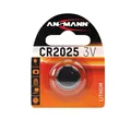 ANSMANN Lithium Knopfzelle CR2025, 3 V - 1er Packung