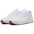PUMA ST RUNNER V4 L Sneaker mit weichem Lederobermaterial, mit SOFTFOAM+ Einlegesohle weiß 44