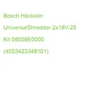 Akku-Häcksler UniversalShredder, 36 Volt 2x18V-25 (grün/schwarz, 2x Li-Ionen Akk