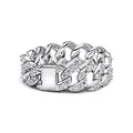 Pandora Kettenring für Damen Silber Pavé 193557C01-50 Ringgröße 50/15,9