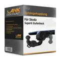 Für Skoda Superb Stufenheck 2008-2015 VAPOS Anhängerkupplung schwenkbar NEU
