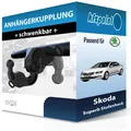 VAPOS Anhängekupplung schwenkbar passend für Skoda Superb Stufenheck 08- neu