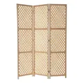 CREEDWOOD RAUMTEILER Lumina | Bambus, Holz, 170 cm, 3-teilig | Paravent, Sichtschutz, Stellwand, Trennwand, Umkleide, Natur Deko Trenner | Farbe: Natur