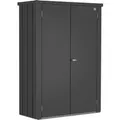 Biohort Terrassenschrank Romeo 181 cm x 132 cm x 57 cm Dunkelgrau-Metallic