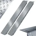 2x Auffahrrampe 400kg Verladerampe Verladeschiene Verzinkter Stahl Antirutsch 200kg Pro Stück Max 400kg Pro Paar 2x Auffahrrampe - Masko