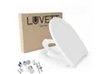 LUVETT Kinder-WC-Sitz C490 mit Kindersitz Softclose Magnetisch abnehmbar Duroplast O-Form (Komplett-Set, Kindersitz-Einlage), mit Original SoftClose® Absenkautomatik, Duroplast
