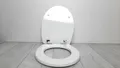 MDF WC-Sitz 430 x 370 - O-Form weiß