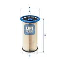 UFI Kraftstofffilter für VW Passat Variant Skoda Octavia III Combi Audi A3