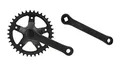 Unbekannt Fahrrad Kettenradgarnitur Set 36 Zähne Tretkurbel 127mm Kurbellänge 16-20 Zoll