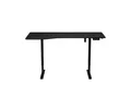 Juskys Schreibtisch Office Stand (160 x 75 cm, mit Ablage, Schwarz)