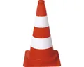 Leitkegel PVC tagesleuchtend rot-weiß Ø 30 cm H = 50 cm