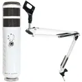 RØDE Mikrofon Rode Podcaster USB Mikrofon mit Gelenkarm weiß