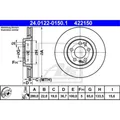 ATE 2x Bremsscheibe vorne Ø280 mm belüftet für VW Golf IV 1J1 1.4 16V 1.6 1J5