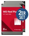 WD Red Plus 2er Set WD80EFPX 16TB - 2x8TB 5640 rpm 256 MB 3,5 Zoll SATA 6 Gbi...