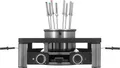 WMF Raclette Lumero Gourmet Station 3-in-1, Raclette, Fondue und Indoor-Grill, 8 Raclettepfännchen, 1800 W, spülmaschinengeeignete Pfännchen/Platte, Spritzschutz, LED-Beleuchtung