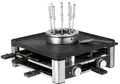 WMF Lumero 3-in-1 Raclette Grill Fondue, 8 Personen, Edelstahl, 1960W