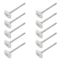 ProPlus 361736V01 10 x Zeltbodennagel Metall Heringe Zeltnagel L=10cm Ø6mm