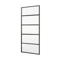 Lofttür Loftstyle Loft Schwarz Drehtür Industial Klarglas 834x1972mm Türblatt