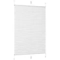 Sekey Plissee Sonnenschutzrollo ohne Bohren Verspannt Blickdicht Lichtschutz, blickdicht, Klemmfix, Verspannt Jalousie Rollos für Fenster / Tür weiß 80 cm x 100 cm