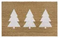 Kokos Fußmatte Weihnachten für Innen  Schmutzfangmatte Natur, Kokosmatte Weih...