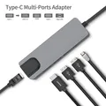 5 IN 1 USB-C Typ-C auf HDMI RJ45 HUB TV Adapter 4K Kabel für Macbook Samsung