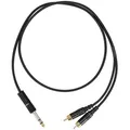 Sommer Cable ON56-0100-SW SC-Onyx Klinke Stereo Male - 2 x Cinch Male 1 Meter - Y-Kabel