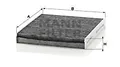 MANN-FILTER CUK 2545 - Filter, Innenraumluft - adsotop