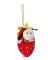 NICI Kuscheltier Ameise Enzi 13cm I Plüschtier Ameise in Einer Plüsch-Erdbeere a